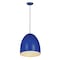 Z-Lite Z Studio Dome Pendant 3 Light Pendant, Blue 6012P19-BLU - alternate 7